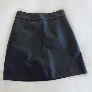 Leather skirt